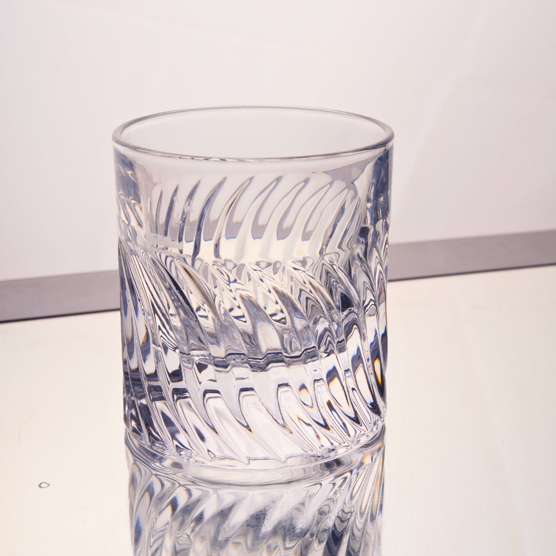 Swirlhold Drinking Glass Set of 2