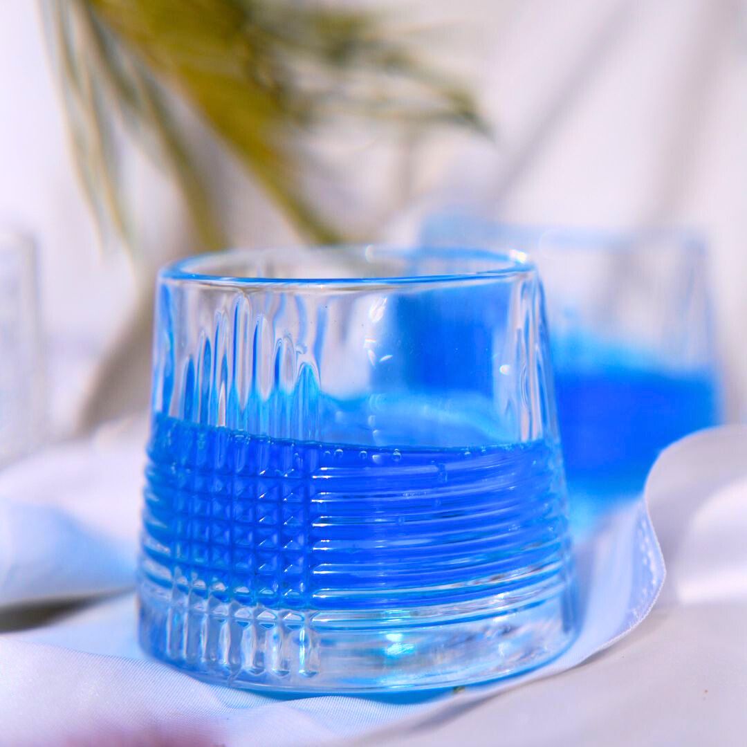 Rotating Linear Drinking Glass Set Of 6