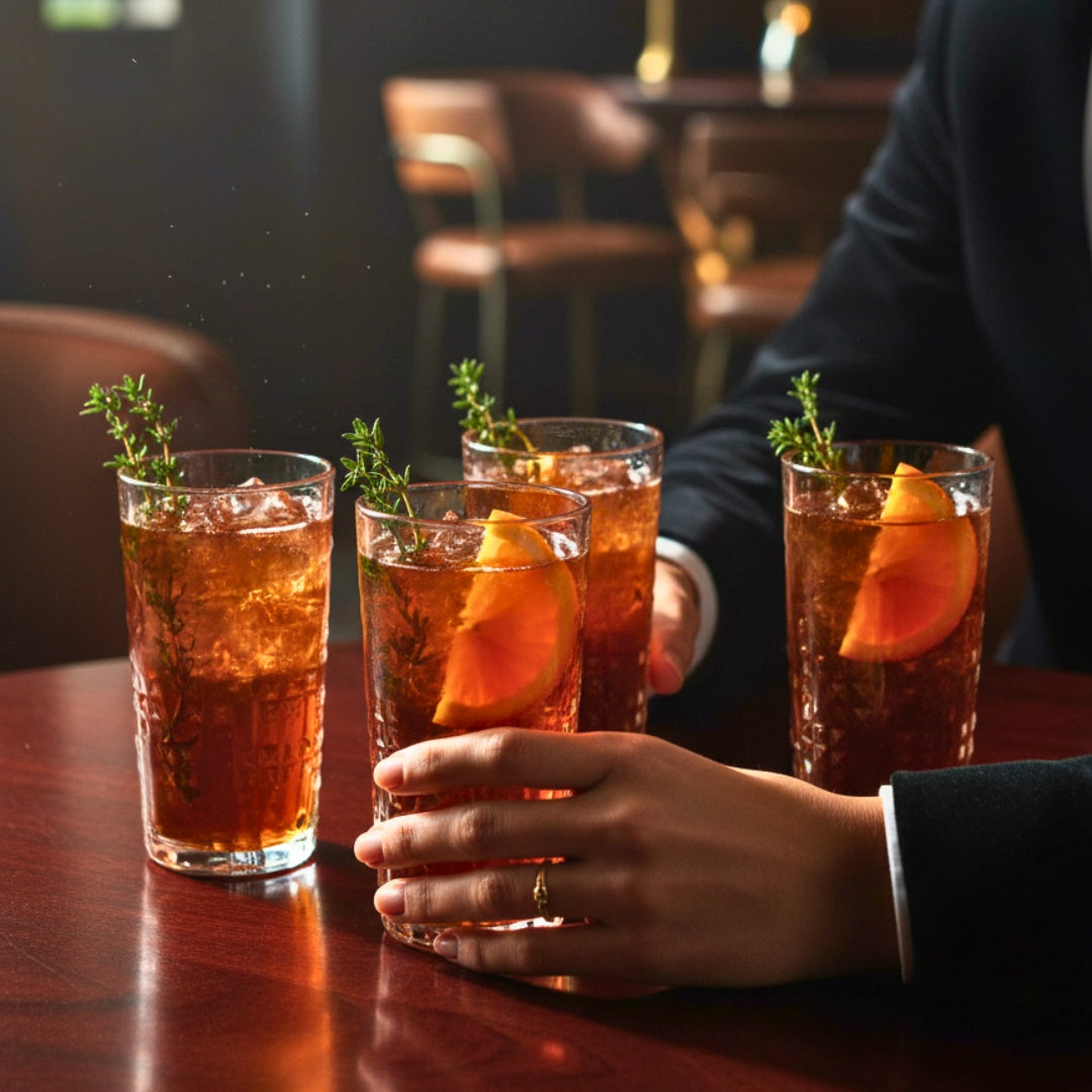 FrostGrid Highball Juice glasses set of 6