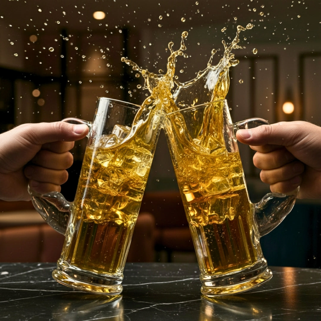 Muscle Mug Glasses Set of 2